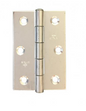 Lohala Hinge Steel 63mm x 33mm x 1.2mm Bronze and Zinc Plate - Fixed Steel Riveted Pin ( 5000 2 1/2" )