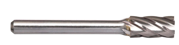 Trucut Heavy Duty Alpha 1/2" (1/4" Shank) & 12.7mm (6mm Shank)Cylindrical Burr with End Cut Aluminium Cut