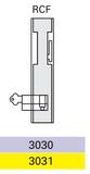 Cavity Slider For Doors Cavilock CL100 Louise Latch/Blank & Key One Side Reversible Cylinder and Furniture -Polished Brass & Satin Chrome