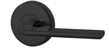 ASSA ABLOY VELOCITY 63MM ROSE ROSE L4 GLIDE PASSAGE ,PRIVACY & DUMMY HALF SET MATT BLACK
