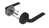 ASSA ABLOY VELOCITY 63MM ROSE ROSE L4 GLIDE PASSAGE ,PRIVACY & DUMMY HALF SET MATT BLACK