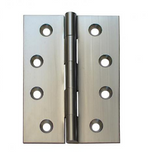 Lohala Hinge Brass 100mm x 75mm x 3.0mm Fixed Pin Available in 5 Colours : Brushed Nickel ,Bronze ,Polished Brass ,Polished  Unlacquered & Satin Chrome