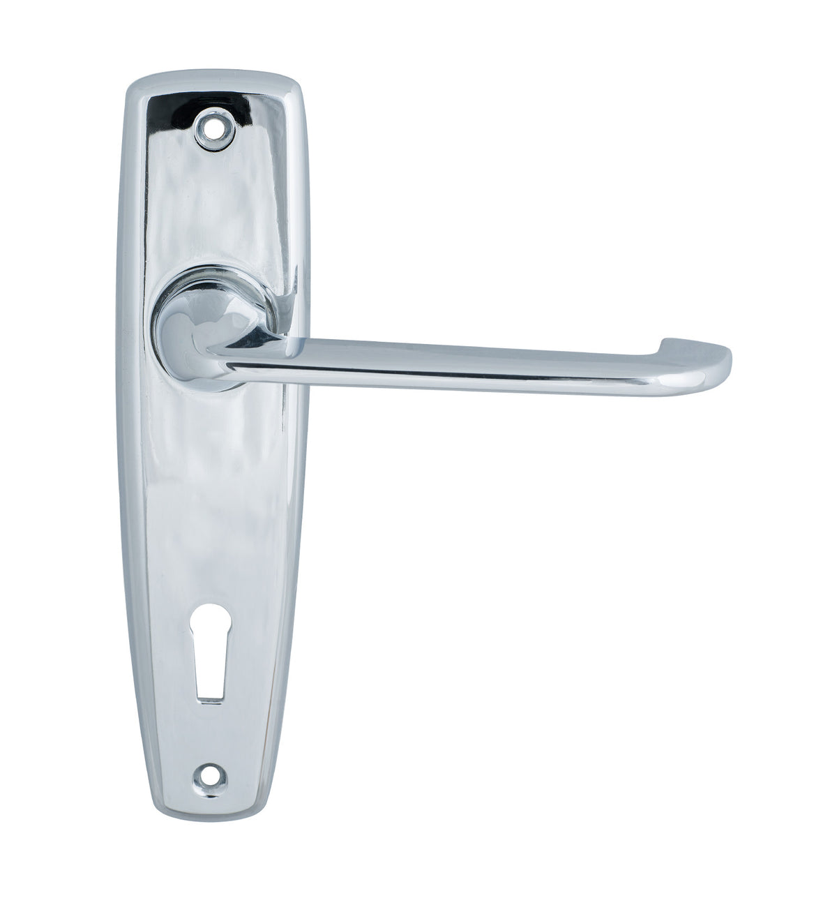 MILES NELSON DOOR HANDLES SELIM LATCH PASSAGE SET,LOCK ENTRANCE SET AND SNIB PRIVACY SET CHROME PLATE FINISH