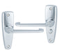 MILES NELSON DOOR HANDLES SELIM LATCH PASSAGE SET,LOCK ENTRANCE SET AND SNIB PRIVACY SET CHROME PLATE FINISH