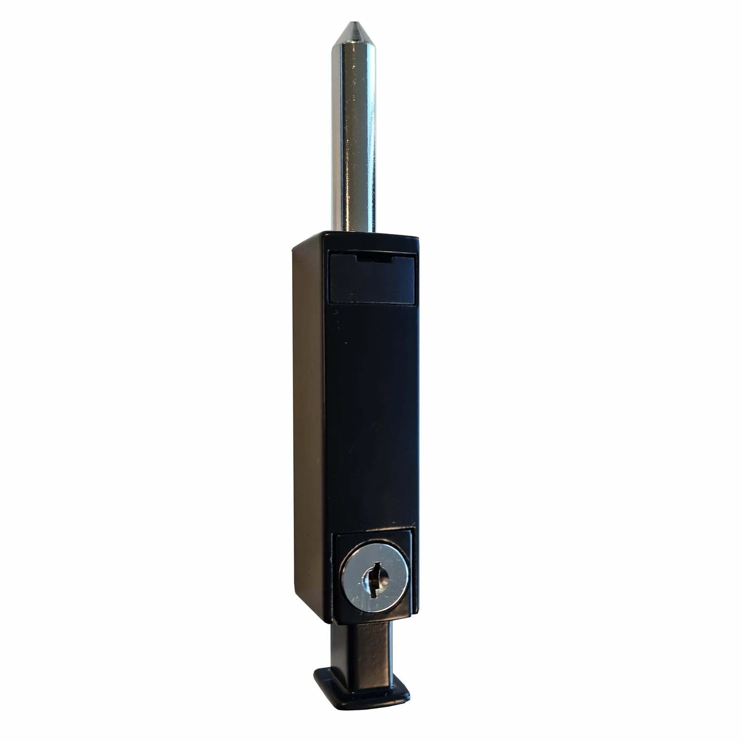 MILES NELSON ENTRANCE DOOR SECURITY PATIO BOLT 1 PK & 2 PK -  BLACK,WHITE AND & SATIN CHROME