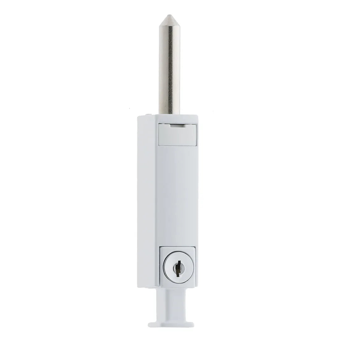 MILES NELSON ENTRANCE DOOR SECURITY PATIO BOLT 1 PK & 2 PK -  BLACK,WHITE AND & SATIN CHROME