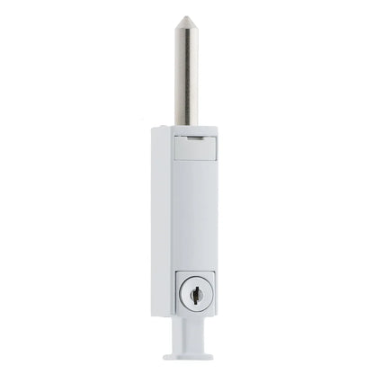 MILES NELSON ENTRANCE DOOR SECURITY PATIO BOLT 1 PK & 2 PK -  BLACK,WHITE AND & SATIN CHROME