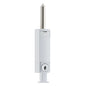 MILES NELSON ENTRANCE DOOR SECURITY PATIO BOLT 1 PK & 2 PK -  BLACK,WHITE AND & SATIN CHROME