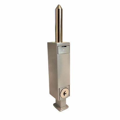 MILES NELSON ENTRANCE DOOR SECURITY PATIO BOLT 1 PK & 2 PK -  BLACK,WHITE AND & SATIN CHROME