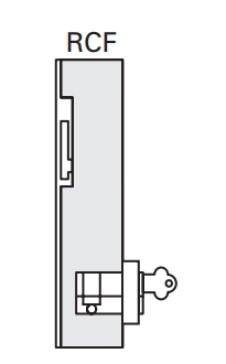 Cavity Slider For Doors Cavilock CL100 Louise Latch One Side & Key One Side Reversible Cylinder and Furniture -Polished Brass & Satin Chrome
