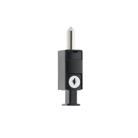 MILES NELSON ENTRANCE DOOR SECURITY MINI PATIO BOLT 1 PK & 2 PK -  BLACK,WHITE AND & SATIN CHROME (Copy)
