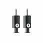 MILES NELSON ENTRANCE DOOR SECURITY MINI PATIO BOLT 1 PK & 2 PK -  BLACK,WHITE AND & SATIN CHROME (Copy)
