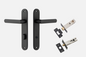 Iver Osaka Door Lever 12864 Oval Backplate Matt Black - Passage ,Privacy & Entrance