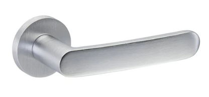 Groel Tendenza 214 Round Door Handle Dummy Right Handle Finish Available In 3 Colours :  Brushed Satin Chrome ,IX Graphite (Bronze)  & Inox Tech