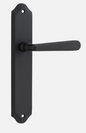 Iver Copenhagen Door Lever 12874 Shouldered Backplate Matt Black - Passage ,Privacy & Entrance