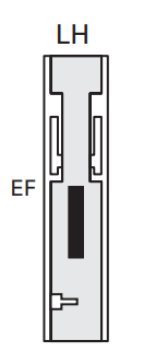 Cavity Slider For Doors Cavilock CL100 Louise Latch Both Sides & Left Handle Snib Left Handle Exit Free Edge Pull -Polished Brass & Satin Chrome