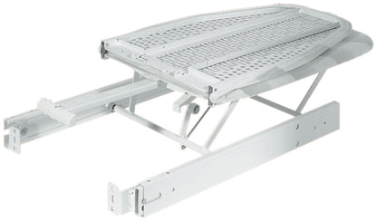 Hafele Germany Ironing board, Ironfix, for installation behind drawer front panel Folding, Cover: Grey stripes, dimensions: 950 x 300mm