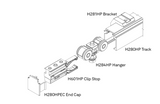 HENDERSON HUSKY 120 PRO ANODISED ALUMINIUM TRACK LENGTH - 3000MM, 4000MM & 6000MM