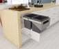 Tanova Simplex  Pull Out Kitchen Bin 350mm Cabinet Soft Close And Push to Open