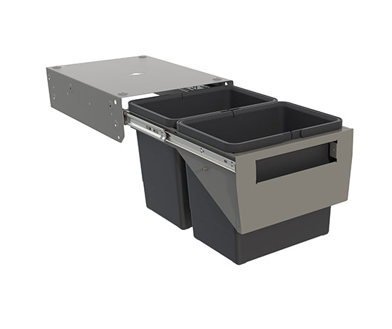 Tanova Simplex  Pull Out Kitchen Bin 350mm Cabinet Soft Close And Push to Open