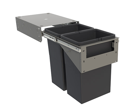 Tanova Simplex  Pull Out Kitchen Bin 350mm Cabinet Soft Close And Push to Open