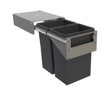 Tanova Simplex  Pull Out Kitchen Bin 350mm Cabinet Soft Close And Push to Open