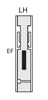 Cavity Slider For Doors Cavilock CL100 Louise Latch Both Sides & Left Handle Snib Right Handle Emergency Left Handle Exit Free Edge Pull -Polished Brass & Satin Chrome