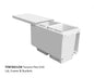 Tanova FLEX Drawer Insert Systems for 300mm Cabinets - 2 Buckets   White and Umbra Grey