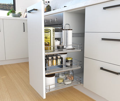 Tanova Giamo Soft Close Side-Mounted Pull Out Unit 2 Tier and 3 Tier Solid Base