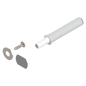 BLUM SHORT TIP-ON FOR UNSPRUNG DOORS STANDARD VERSION (ALSO AVAILABLE IN  LONG VERSION), (COLORS SILK WHITE,PLATINUM GREY,TERRA BLACK.) 956.1004
