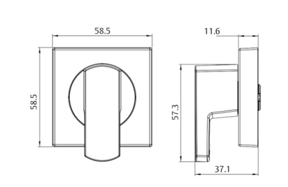YALE ASSURE KEYED SMART-READY LOCK WITH APEX 143 x 300 ENTRANCE SET MATT BLACK & SATIN NICKEL
