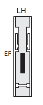 Cavity Slider For Doors Cavilock CL100 Louise Latch & Snib Both Sides Left Handle Exit Free Edge Pull -Polished Brass & Satin Chrome