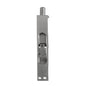 MILES NELSON ENTRANCE DOOR FLUSH BOLT 150MM SATIN NICKEL FINISH ON SOLID BRASS 305