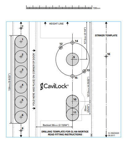 Cavity Slider For Doors Cavilock CL100 Mortice Case Right Handle Edge Pull Polished Brass & Satin Chrome