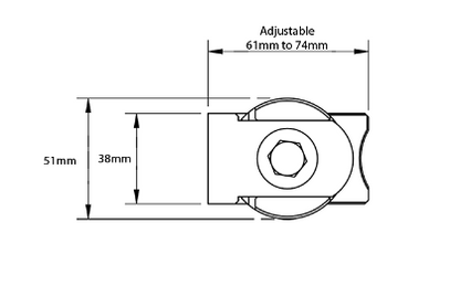 D&D Technologies DD TECH SHUTIT BADASS SELF-CLOSING ORIGINAL WELD-ON