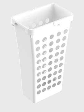 Tanova NZ Laundry for LEGRABOX F Drawer – 500mm & 600mm Cabinet - Frame & Baskets – 2 x 36 Litre - White Blue & White