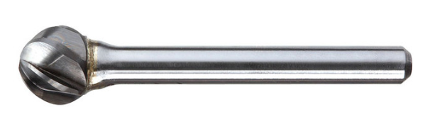 Trucut Heavy Duty Alpha 1/4" & 6mm Ball Carbide Burr Aluminium Cut - 1/4" Shank ,6" Long Series & 6mm Shank