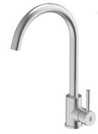 BURNS & FERALL GOOSE NECK TAP - AVAILABLE IN 6 COLOURS : MATT BLACK  ,BLACK PEARL ,EUREKA GOLD ,POLISHED STAINLESS STEEL ,RIO BRONZE & BRUSHED STAINLESS