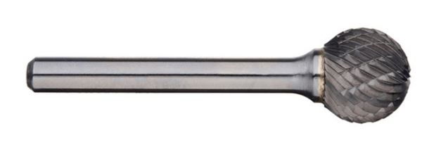 Trucut Heavy Duty Alpha 1/2" (1/4" Shank ,6" Long Series )  & 12.7mm (6mm Shank)Ball Carbide Burr Aluminium Cut & Metric