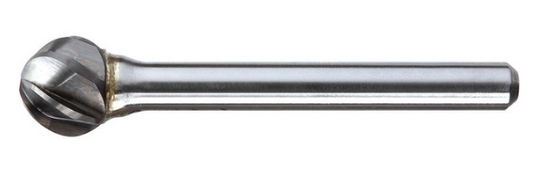 Trucut Heavy Duty Alpha 1/2" (1/4" Shank ,6" Long Series )  & 12.7mm (6mm Shank)Ball Carbide Burr Aluminium Cut & Metric