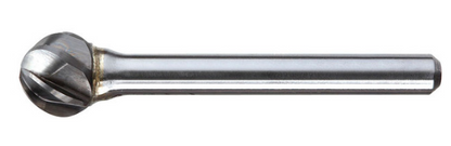 Trucut Heavy Duty Alpha 5/8" ,3/4" & 1" Ball Carbide Burr Aluminium Cut  1/4" Shank