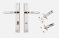 Iver Sarlat Door Lever 14200 Rectangular Backplate Polished Nickel - Passage ,Privacy & Entrance