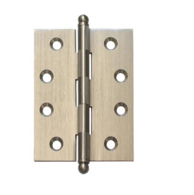 Lohala Hinge Brass 100mm x 75mm x 3.0mm Loose Pin Available in 5 Colours : Brushed Nickel ,Bronze ,Polished Brass ,Polished Unlacquered & Satin Chrome