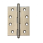 Lohala Hinge Brass 100mm x 75mm x 3.0mm Loose Pin Available in 5 Colours : Brushed Nickel ,Bronze ,Polished Brass ,Polished Unlacquered & Satin Chrome