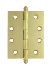 Lohala Hinge Brass 100mm x 75mm x 3.0mm Loose Pin Available in 5 Colours : Brushed Nickel ,Bronze ,Polished Brass ,Polished Unlacquered & Satin Chrome