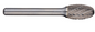 Trucut Heavy Duty Alpha 1/2" Oval ( 1/4" Shank) ,(6"Long ) ,6mm Oval(6mm Shank) & 12.7mm Oval (6"Long series ) - Carbide Burr Aluminium Cut and Metric
