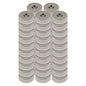 MILES NELSON DOOR FITTINGS & BOLTS DOOR MAGNETS 22 X 8 MM-25 PAIRS -CHROME
