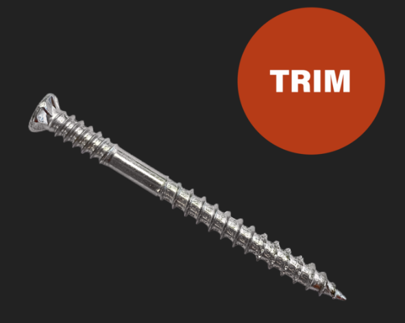 Ecko Decking Screws Trim Head T-REX17-316Stainless Steel 10G -60,65,75 mm Pack of 50