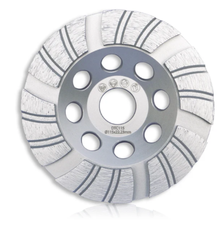 Tusk Heavy Duty Diamond Turbo Cup Wheel 105mm x 6 x 6T ,115mm x 6 x 6T x 22.23 & 125mm x 6 x 8T x 22.23