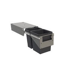 Tanova NZ Simplex Soft Close Kitchen Bin - 300mm and 350mm Cabinet Drawer Front Type - 1 x 10L 1 x 6Litre ,1 x 12L 1 x 8Litre ,1 x 15L 1 x 6Litre ,1 x 18L 1 x 8Litre ,1 x 15L 2 x 6Litre & 1 x 18L 2 x 8Litre